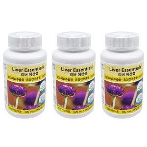 유니시티 리버에센셜 밀크씨슬 500mg 90캡슐 3개