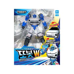 스마트 또봇W 코나 일렉트릭 변신 자동차 로봇 캐릭터 미디엄사이즈