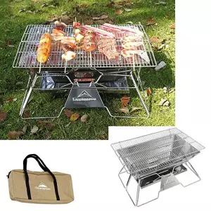 대형 숯불 바베큐 그릴 캠핑 화로대 접이식 불멍-WBC581A