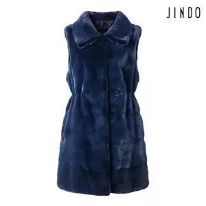 [롯데백화점]진도모피 수테인카라 밍크 휘메일 베스트(JFV194)