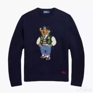 폴로 랄프로렌 베어 울 캐시미어 스웨터 710946138001