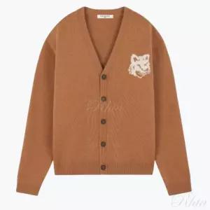 메종키츠네 폭스 헤드 인타르시아 컴포트 가디건 NM00508KM0329 P270