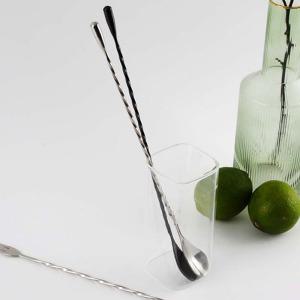 하이볼 스텐 머들러 바 스틱 롱 칵테일 음료 티스푼 트위스트 젓개 30CM