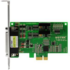 UOTEK 산업용 PCI 익스프레스 PCI-E-RS-485 RS-422 직렬 카드  광학 절연 UT-792I  2 포트 DB9 RS485 컨버