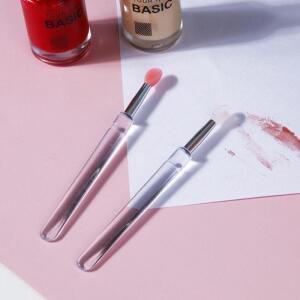 실리콘 스머지 립솔 도구 브러시 립스틱 립브러시 브러쉬 화장 핑거팁 립 솔 핑커팁