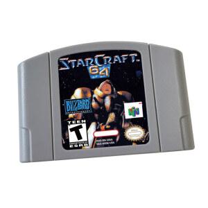 Nlnten d0 레트로 콘솔용 게임 카드 카트리지 미국 버전 복제 스타크래프트 64 N64