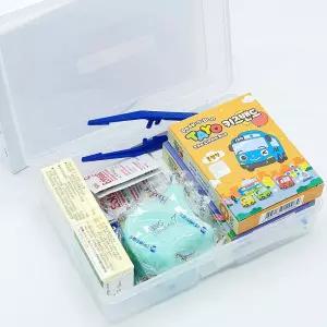 NEW 휴대용 어린이집 구급함 12종 가정용 응급키트 구급 상자 세트 약상자 약품