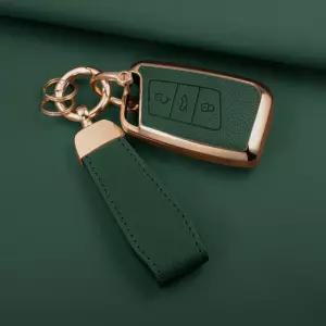 폭스바겐 아테온 차 키 케이스 가죽 키홀더 스마트키 V-03