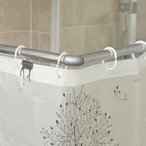 스테인리스 샤워커튼봉 커브형 욕실커텐봉