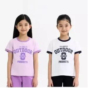 [갤러리아] [아웃도어프로덕츠키즈]여아 링거 반팔세트OD252ISS71/BHP71_WHT/LPU