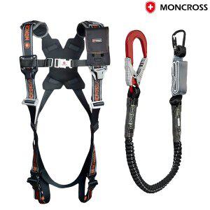 [기타]몽크로스 MC-PBF201-S 프리미엄 그네식 안전벨트 싱글죔줄 추락방지 안전그네