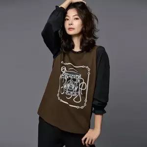 [메시제이] 어텀 로맨틱 블라우스 브라운(단품)