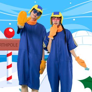 노는게 좋아 펭귄 반티 세트 체육대회 졸업사진 코스프레