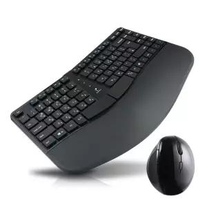 플레오맥스PEK-N5000인체공학 무선 키보드 마우스세트/PC/게이밍/컴퓨터/부품/오피스/사무용/게임/고급