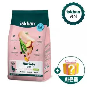 이즈칸 고양이사료 버라이어티 다이어트 5kg +참치와치어 80g 4개