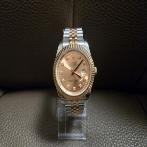 맹자엄마/로렉스/데이져스트/남성/로즈골드/콤비/오토메틱/사파이어글라스/904L