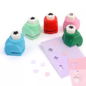 자스민스토어 귀여운 디자인 모양 미니 펀칭기 스마일미니펀치 어린이집펀칭기 모양만들기펀칭기 다용도펀