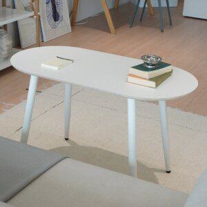 [동서가구] 브리카 자작나무 HPM 높은 소파테이블 타원형 1000x500 DF926096