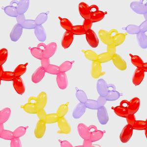 틴틴파츠 풍선 강아지 펜던트 비즈키링 만들기 재료 악세사리 키링 부자재 동대문부자재