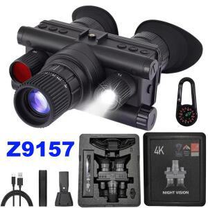 Z9157 단안 야간 투시경 장치 40MP 4K 디지털 적외선 망원경 600m 야간 투시 거리 지원 사진 비디오 녹화