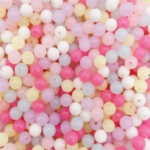 틴틴파츠 파스텔 유광 비즈 6,8,10mm 슬라임 팔찌 목걸이 키링 만들기 동대문부자재