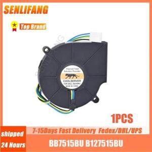 [PCstore]EVERFLOW 쿨서버 CPU 방열판 팬, 구리 라디에이터, BB7515BU, DC 12V, 0.80A, 4 와이어, 75X75X15