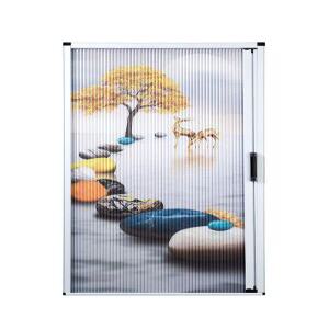 주문제작 자바라 슬라이드문 주름문 폴딩 인테리어 주방 보일러실 흰색 커튼