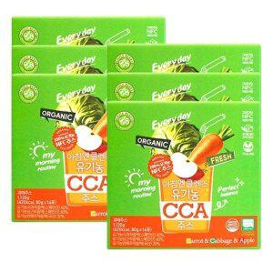 홀베리 아침엔 클렌즈 유기농 CCA 주스 80gX14포X6개/ 까주스 쥬스