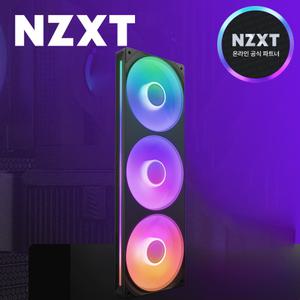 [국내정품] NZXT F360 RGB CORE 컴퓨터 쿨링팬 블랙