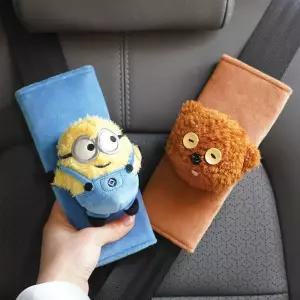 [유니버셜] 미니언즈 안전벨트커버 밥앤팀 2개 SET