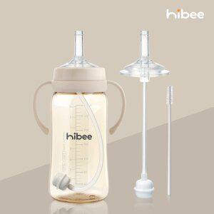 [하이비] 추빨대 2단계 1P 더블하트 모윰 호환 젖병빨대 아기 빨대컵