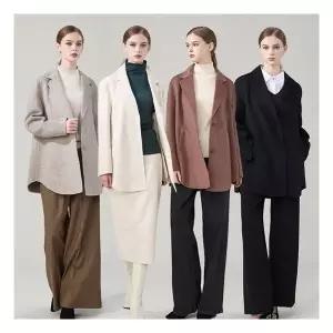 [로코엘라]브리엘 울 핸드메이드 여성 케이프 코트705446