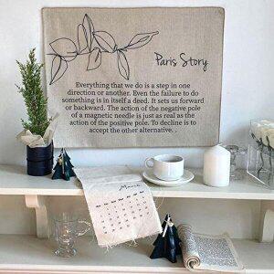 [셀러허브 패션][JHL73P2V_51AP]린넨소재 가림막포스터 가로형 48X37.5cm