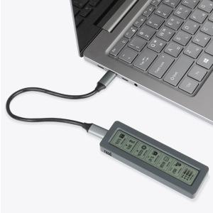 넥시 LCD화면 메탈알루미늄 GeN2 C타입 M.2 NVMe SATA SSD 외장하드케이스 NX1532