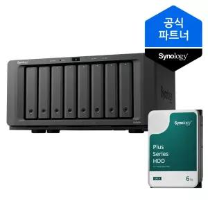 시놀로지 나스 DS1825+ 6TB (6TBx1) 8베이 HAT3300 정품HDD 포함