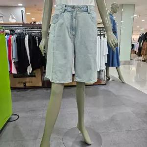 시슬리/애플아울렛/절개 라인 데님 반바지 SADP39431