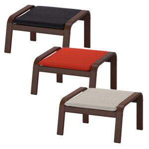 [마켓비]이케아 POANG 포엥 풋 스툴 프레임 블랙브라운/소파발받침/안락의자발받침/발판/발걸이