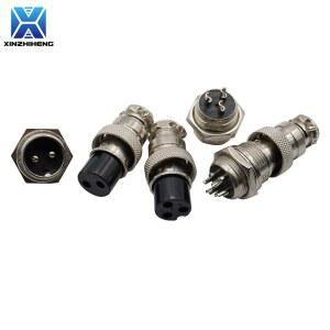 1세트 GX16 메탈 원형 항공 플러그 소켓 커넥터 16MM 2핀 3핀 4핀 5핀 6핀 7핀 8핀 9핀 10핀