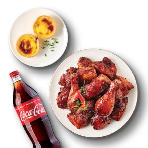 [굽네치킨] 볼케이노+에그타르트+콜라1.25L