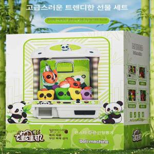 미니 인형뽑기 기계 판다 집게 가정용 장난감 크레인