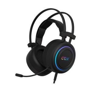 COX CX-4 MEGA-CUP 가상 7.1 채널 RGB 게이밍 헤드셋 (블랙)