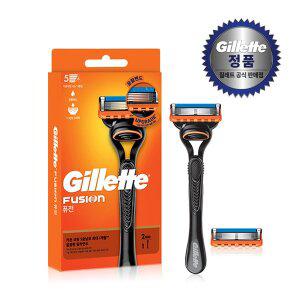 [질레트] 2024 퓨전 매뉴얼 면도기 핸들1입 + 면도날2입