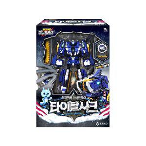 최강공룡 미니특공대 타이달샤크 바다의전사 렉스카이저 왼팔 변신 로봇 합체 캐릭터 선물