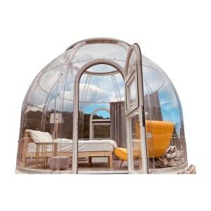 버블하우스 PC 분명 텐트 돔텐트 투명 전용 이글루 캠핑장 에어리빙쉘터 야외 샘플