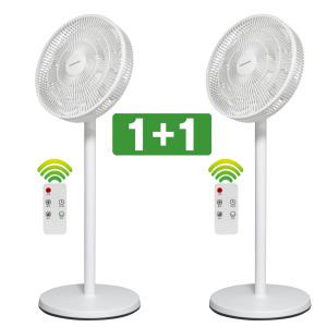 스탠드 에어 서큘레이터 리모컨 선풍기 - 화이트 2개