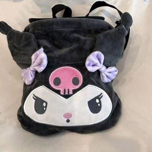 클라이밍 초크백 가방 블랙쿠로미 캐릭터 볼더링 쵸크백