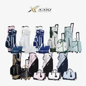 중고 던롭코리아  여성 캐리온 캐디백 보스턴백 세트 모음 바퀴형 골프백