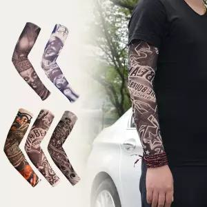 타투 문신 팔토시 램덤발송 운전 조폭 팔 문신 토시 무서운 쓸데없는 선물 건달 반달