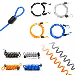 자전거 와이어 자물쇠 전동 킥보드 도난방지 열쇠 강력 잠금장치 케이블 따릉이 보안 고리