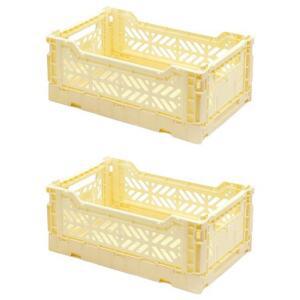 아이카사 폴딩박스 크림 S 2개